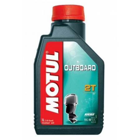 масло motul outboard 2t 1л